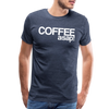 Funny Coffee ASAP! Men's Premium T-Shirt - heather blue