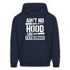 Ain't No Hood Like Fatherhood Funny Father's Day Men's Hoodie - navy