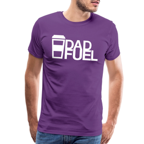 Dad Fuel Funny Coffee Men's Premium T-Shirt