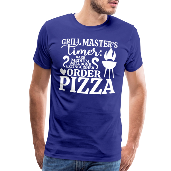 Grill Masters Timer Men's Premium T-Shirt - royal blue