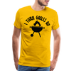 I Turn Grills On Funny BBQ Men's Premium T-Shirt - sun yellow