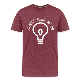 Physics Turns Me On Funny Geek Men's Premium T-Shirt