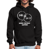 Dad Jokes Where the Magic Happens Funny Men's Hoodie - black