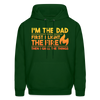 I'm the Dad First I Light the Fire Then I Grill the Meat Men's Hoodie