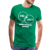 Funny Dad Jokes Venn Diagram Short-Sleeve T-Shirt - kelly green