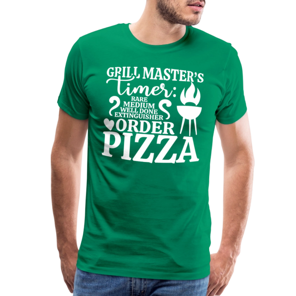 Grill Masters Timer Men's Premium T-Shirt - kelly green