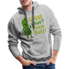 Guess What? Pickle Butt! Funny Men’s Premium Hoodie - heather grey