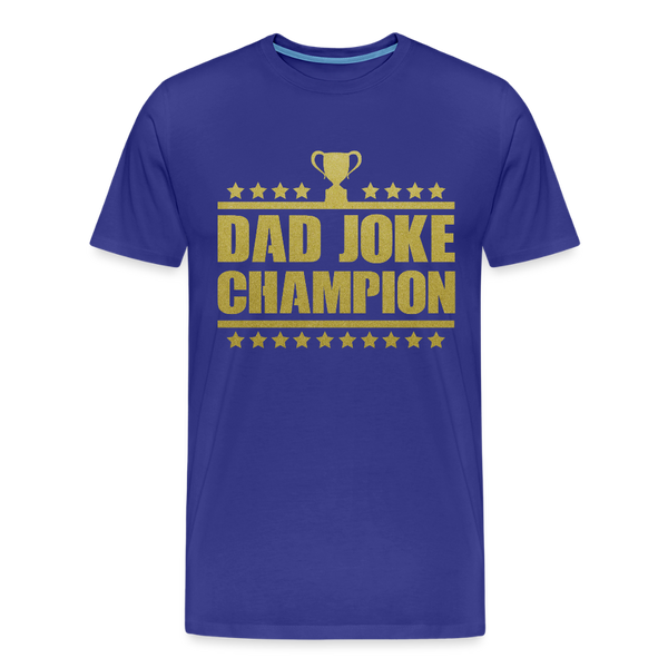 Dad Joke Champion Premium T-Shirt - royal blue