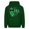 Just Dill with it! Food Pun Men's Hoodie - forest green