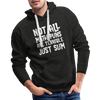Not All Math Puns Are Terrible Just Sum Men’s Premium Hoodie - charcoal grey