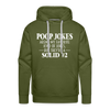 Poop Jokes Aren't my Favorite Kind of Jokes...But They're a Solid #2 Men’s Premium Hoodie - olive green