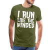 I Run Like the Winded Men's Premium T-Shirt - olive green