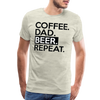Coffee. Dad. Beer, Repeat. Funny Men's Premium T-Shirt