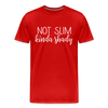 Not Slim Kinda Shady Men's Premium T-Shirt - red