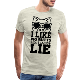 I Like Pig Butts and I Cannot Lie Funny BBQ Men's Premium T-Shirt