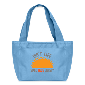 Isn't Life SpecTacolar?!? Funny Taco Food Pun Lunch Bag