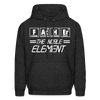 FATHER The Noble Element Periodic Elements Heavy Blend Adult Hoodie - charcoal grey