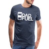 Dad Fuel Funny Coffee Men's Premium T-Shirt