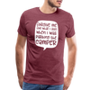 Forgive Me Parking Camper Funny Men's Premium T-Shirt - heather burgundy