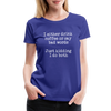 I Either Drink Coffee or Say Bad Words Women’s Premium T-Shirt