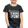 Camper's Have S'More Fun! Funny Camping Toddler Premium T-Shirt - black