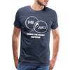 Funny Dad Jokes Venn Diagram Short-Sleeve T-Shirt - heather blue