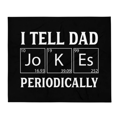 Screenshot 2021 05 18 i tell dad jokes periodically funny geek dad throw blanket