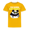 You Gonna Eat That Funny Panda Toddler Premium T-Shirt - sun yellow