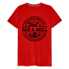 Dad's Bar & Grill Men's Premium T-Shirt - red