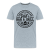 Dad's Bar & Grill Men's Premium T-Shirt - heather ice blue