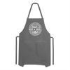 Dad's Bar & Grill Adjustable Apron - charcoal