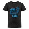 Whale Hello There Whale Pun Kids' Premium T-Shirt - charcoal grey