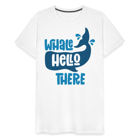 Whale Hello There Whale Pun Men's Premium T-Shirt