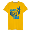 Whale Hello There Whale Pun Men's Premium T-Shirt