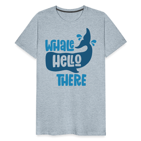 Whale Hello There Whale Pun Men's Premium T-Shirt