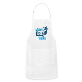 Whale Hello There Whale Pun Adjustable Apron