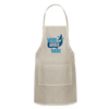 Whale Hello There Whale Pun Adjustable Apron - natural