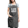 Coffee it's What's for Breakfast! Adjustable Apron - charcoal