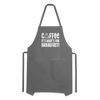 Coffee it's What's for Breakfast! Adjustable Apron - charcoal
