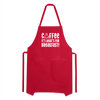 Coffee it's What's for Breakfast! Adjustable Apron - red