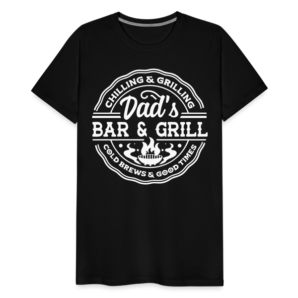 Dad's Bar & Grill Men's Premium T-Shirt - black