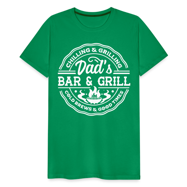 Dad's Bar & Grill Men's Premium T-Shirt - kelly green