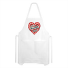 Don't Go Bacon My Heart Adjustable Apron - white