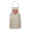 Don't Go Bacon My Heart Adjustable Apron - natural
