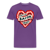 Don't Go Bacon My Heart Men's Premium T-Shirt - purple