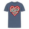 Don't Go Bacon My Heart Men's Premium T-Shirt - heather blue