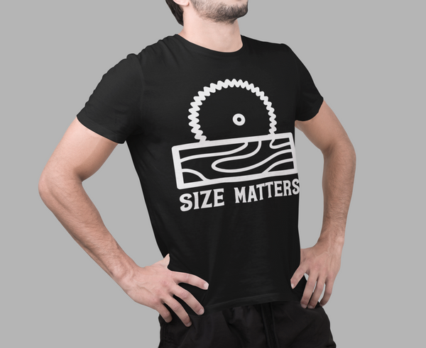 Size Matters Saw Funny Men's Premium T-Shirt