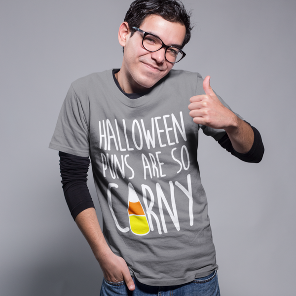 Halloween Puns are so Corny Men's Premium T-Shirt