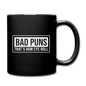 Bad Puns That's How Eye Roll Full Color Mug