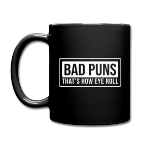 Bad Puns That's How Eye Roll Full Color Mug